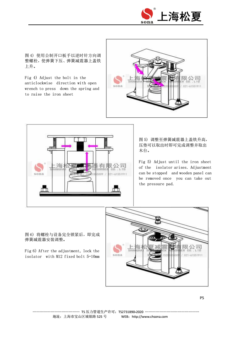 ZTF-1型可調(diào)式阻尼彈簧減震器